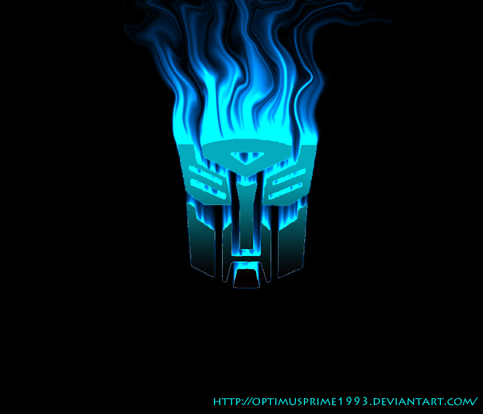 Flaming Autobot Logo By Optimusprime1993