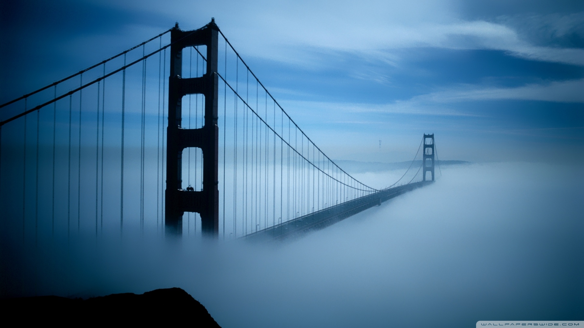 Golden Gate Bridge Fog Wallpaper