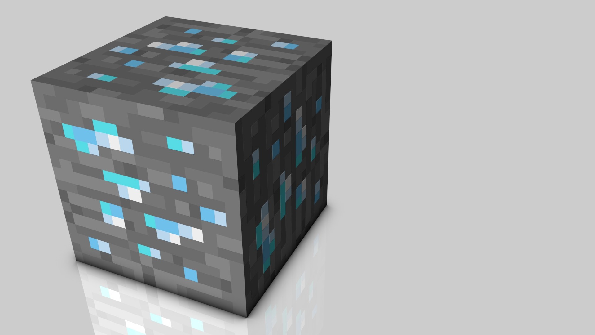 Diamond Minecraft Wallpaper Block Exone