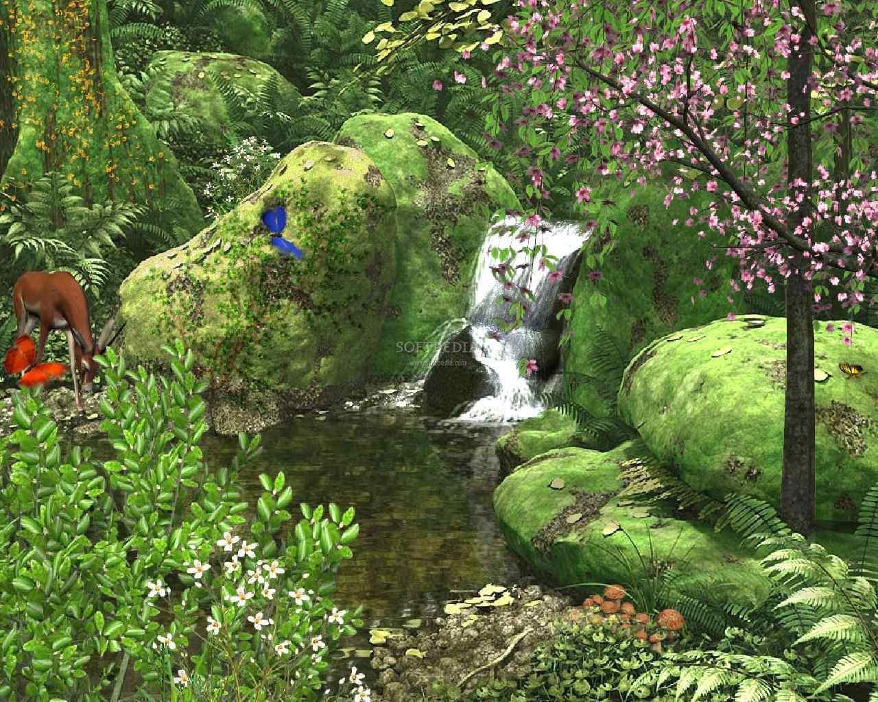 Spring Stream Animated Wallpaper This Is The Image Displayed By