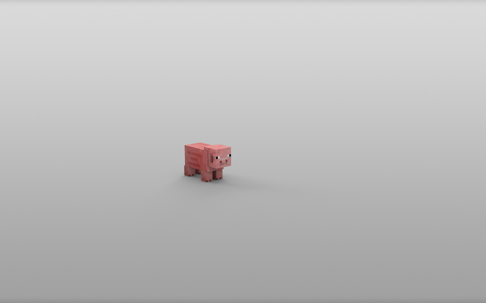 Minecraft Pig 1920x1200