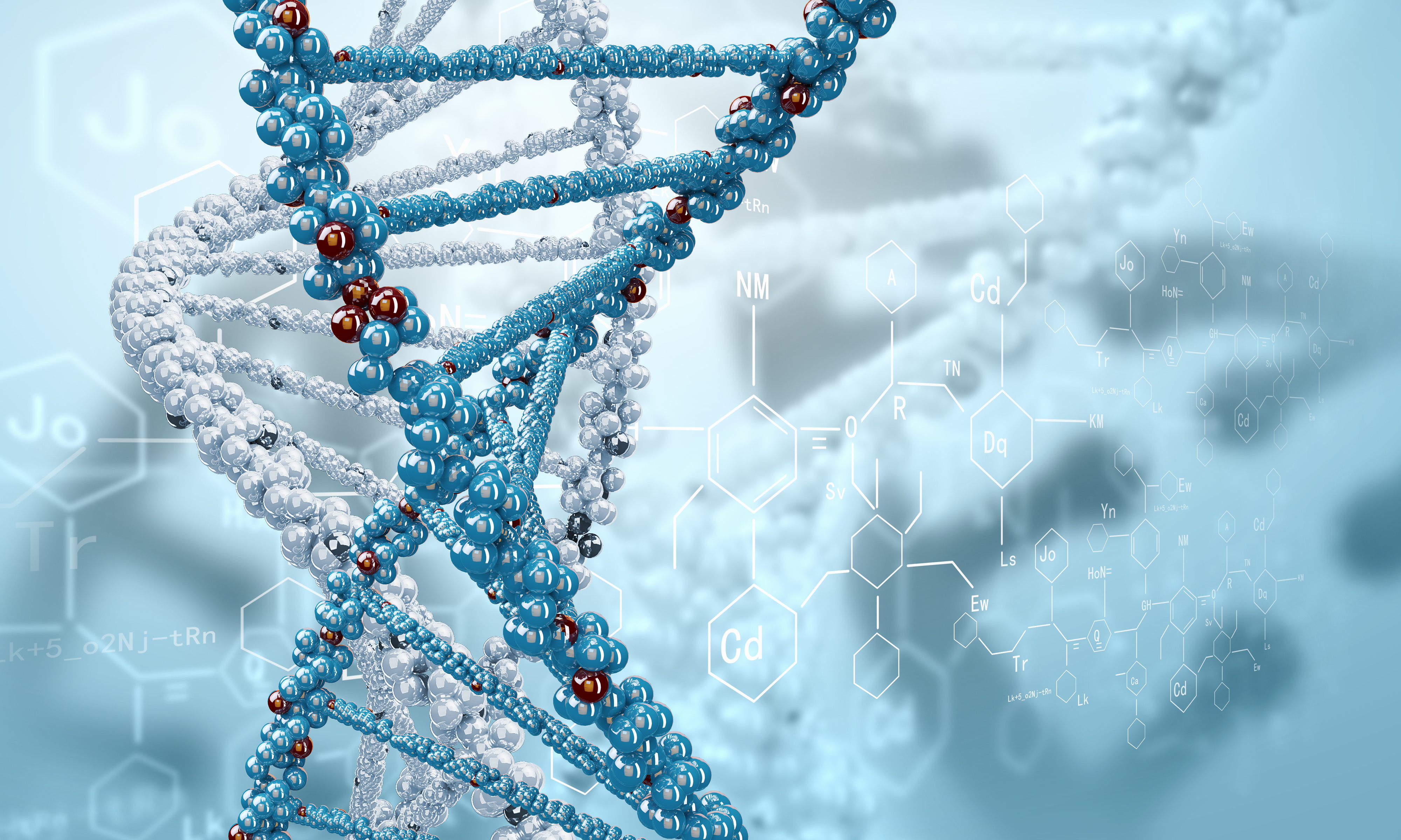 Dna Background HD Rendering The Of Formula