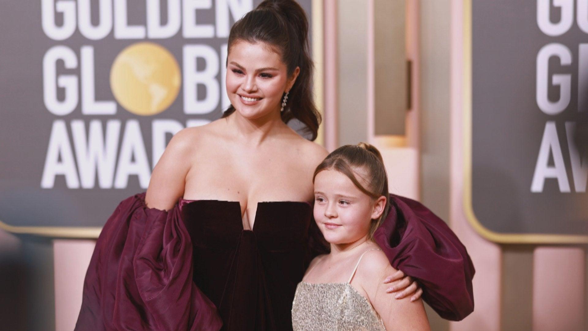 Selena Gomez And Sister Gracie Dazzle In Designer Looks At Golden