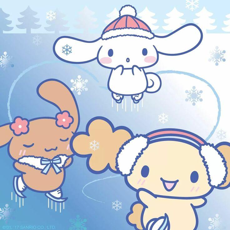 Looks like Cinnamoroll and his pals are ice skating on the First