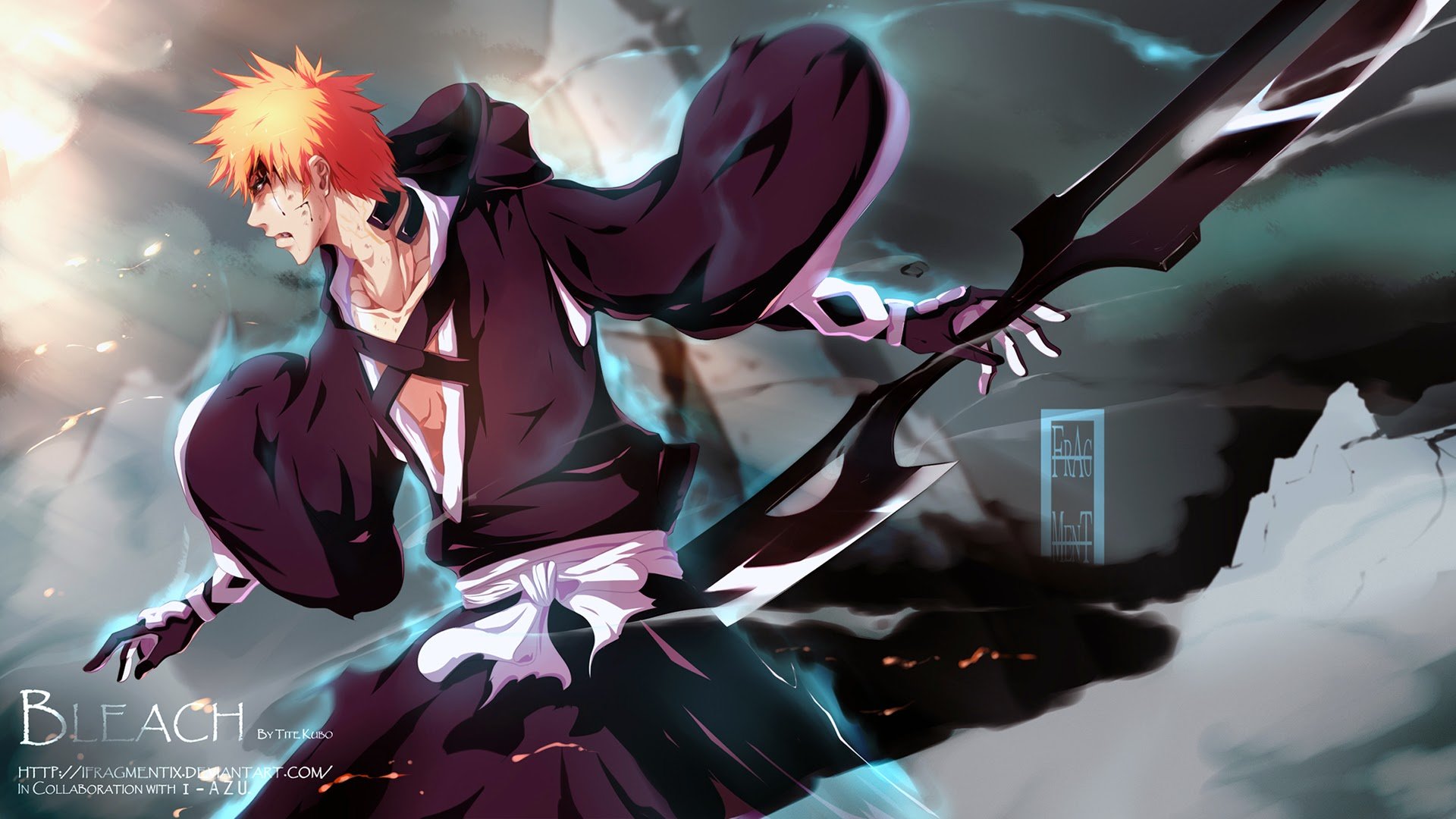 Ichigo Tensa Zangetsu Bleach Wallpaper 4k