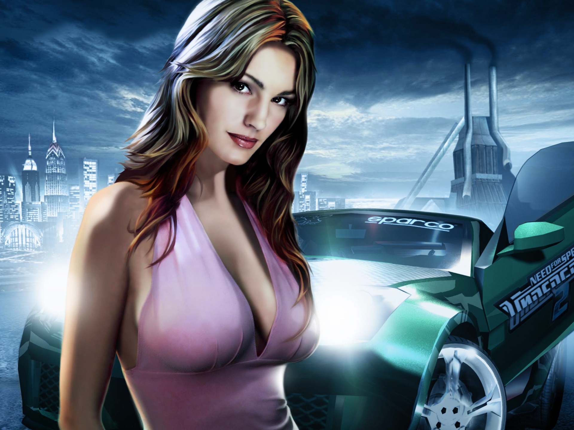 Speed Girl Video Game Wallpaper HD Desktop