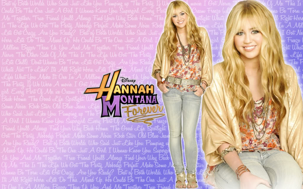 Hannah Montana Forever Background Wallpaper