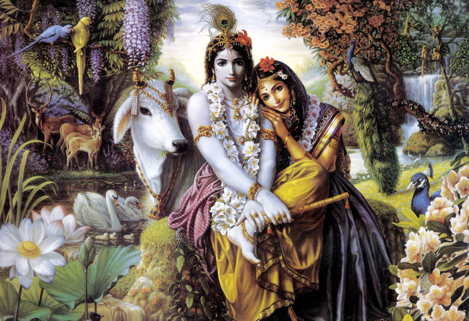 And Immerse Ourselves In The Divine Love Of Shri Radha Krishna