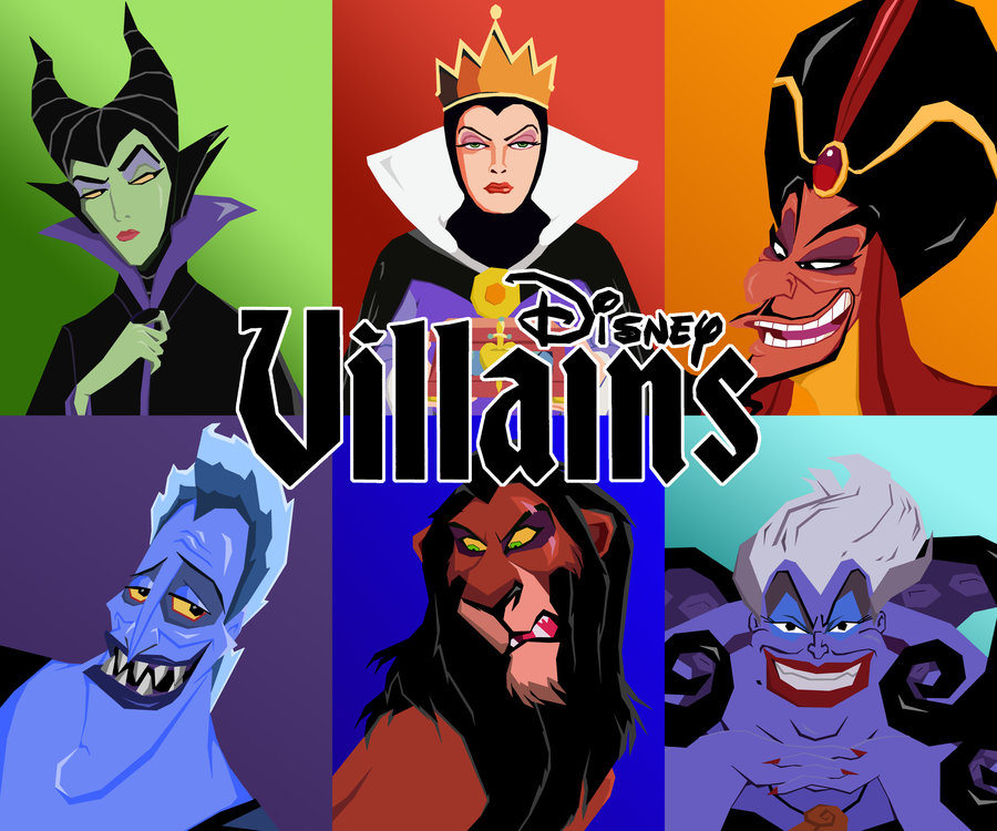Disney Vector Villains Group by tjjwelch on