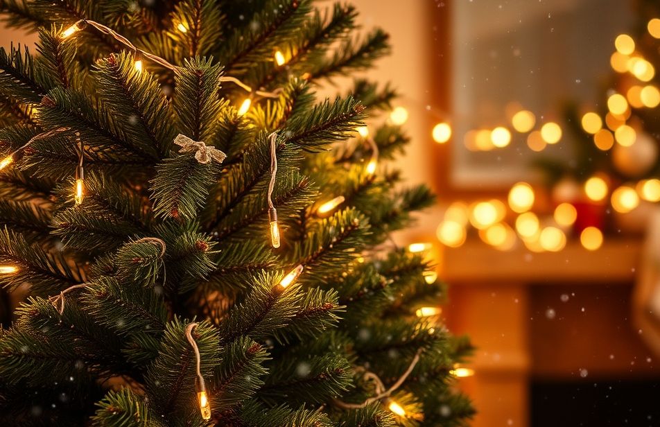 Blinking Christmas Lights Wallpaper