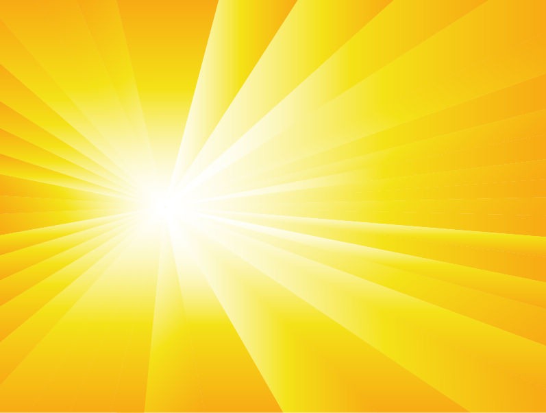 Summer Background With Sun Burst Vector Graphics All Web