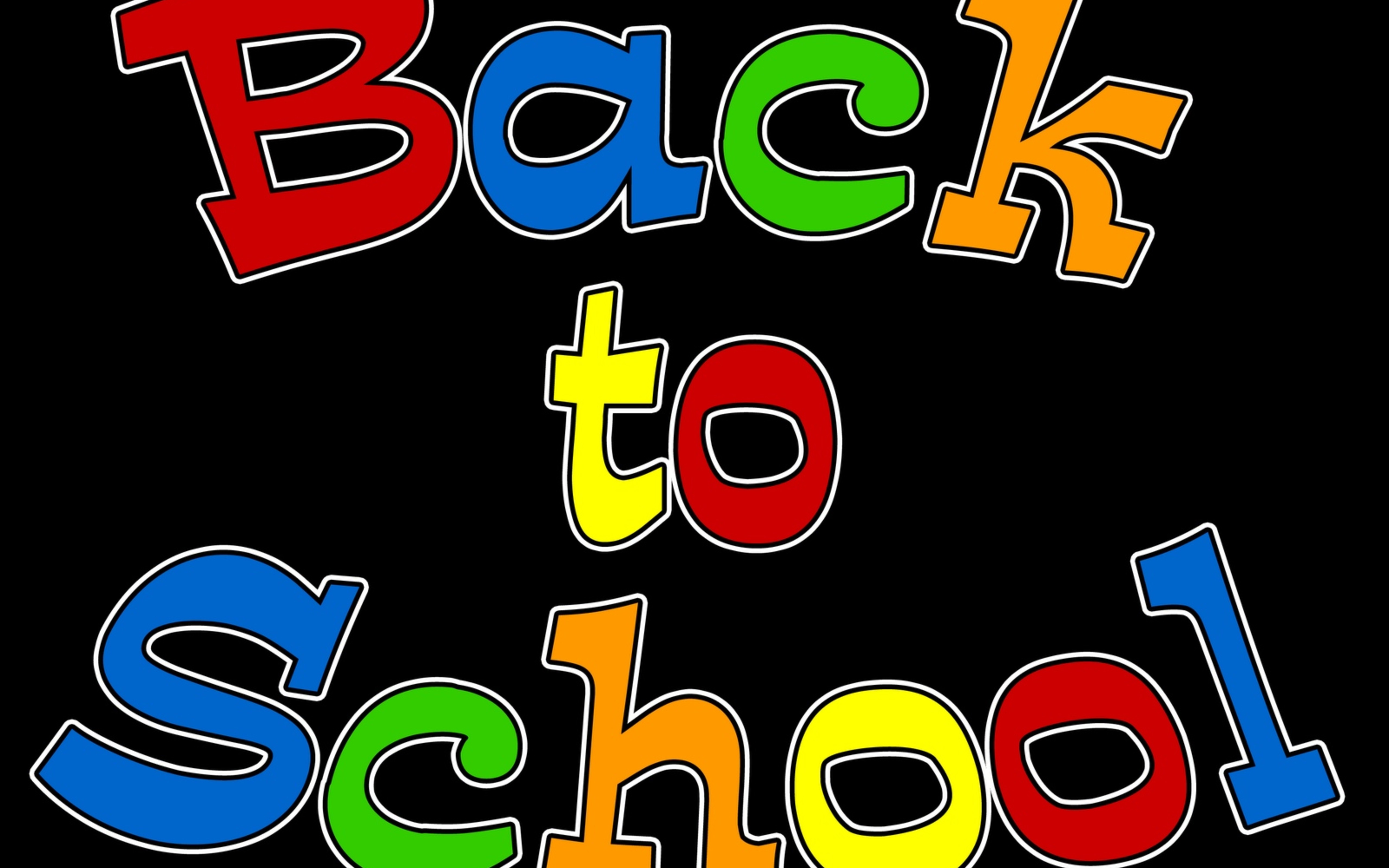 Colored Wallpaper Back To School
