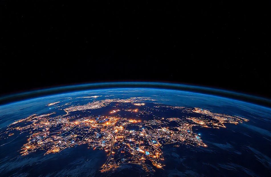 Earth At Night Wallpaper HD