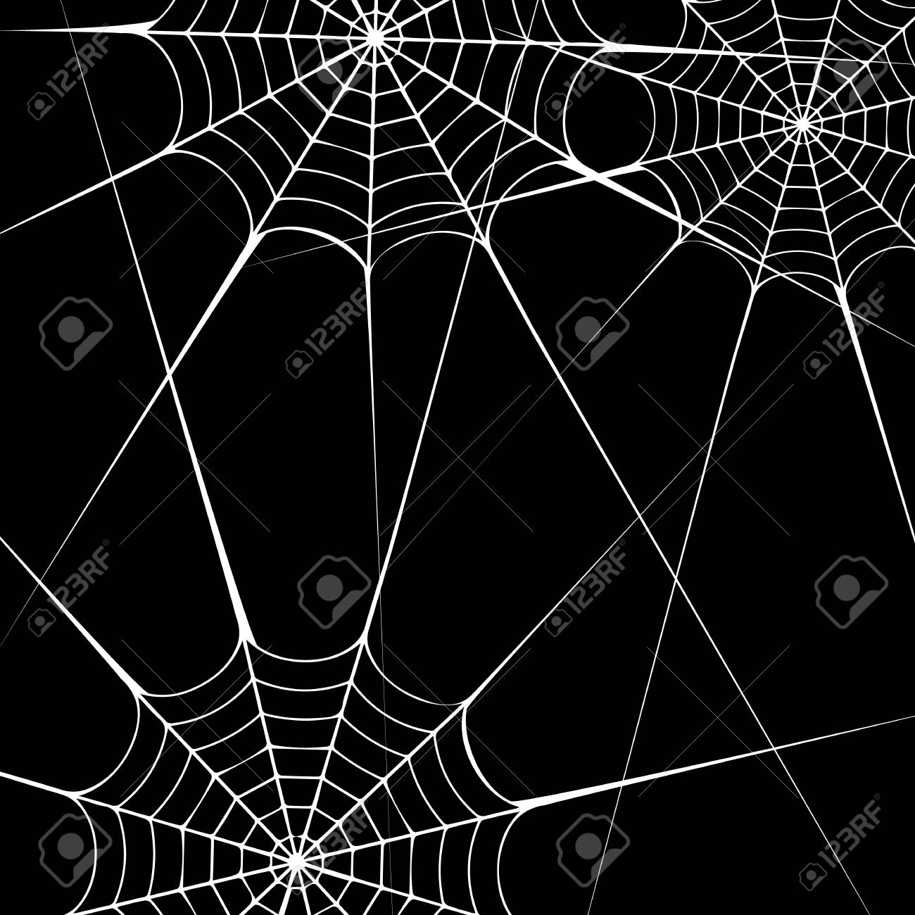 Spider Vector Halloween Illustration Black Design White Element