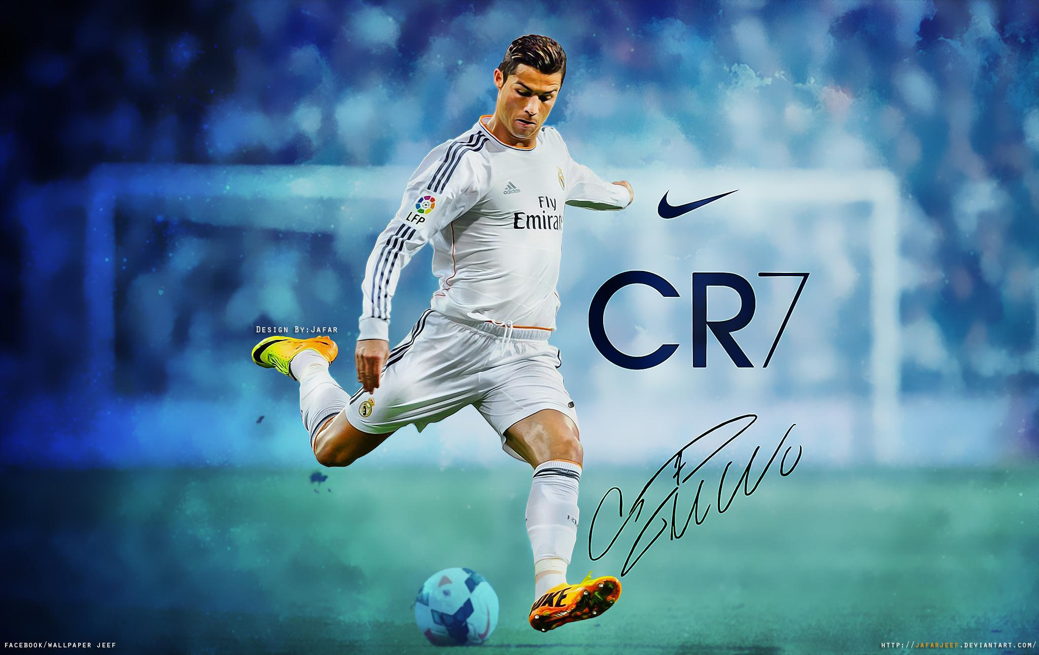 Cristiano Ronaldo Wallpaper By Jafarjeef Written