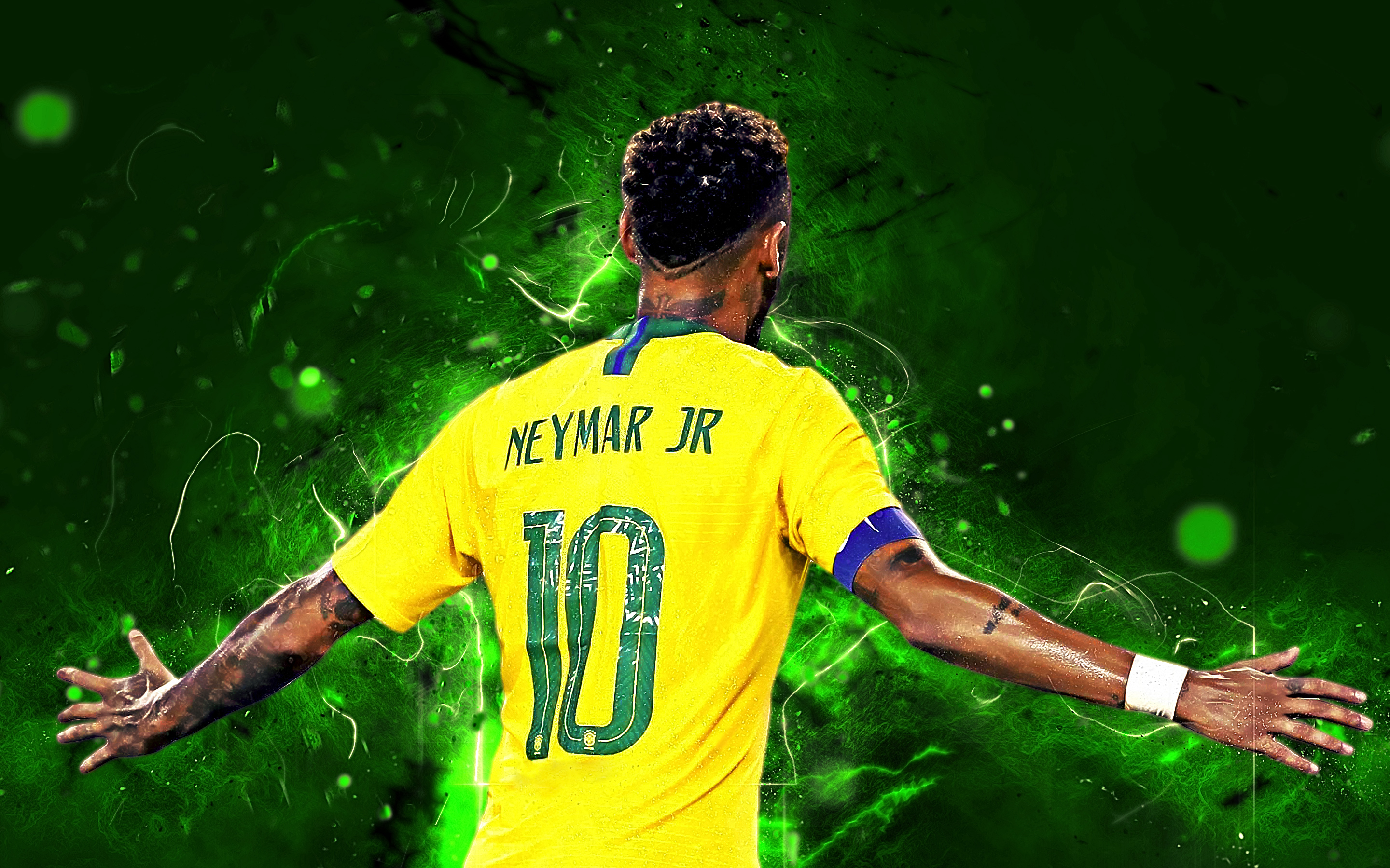 Brazilian Soccer Neymar Sports HD Wallpaper
