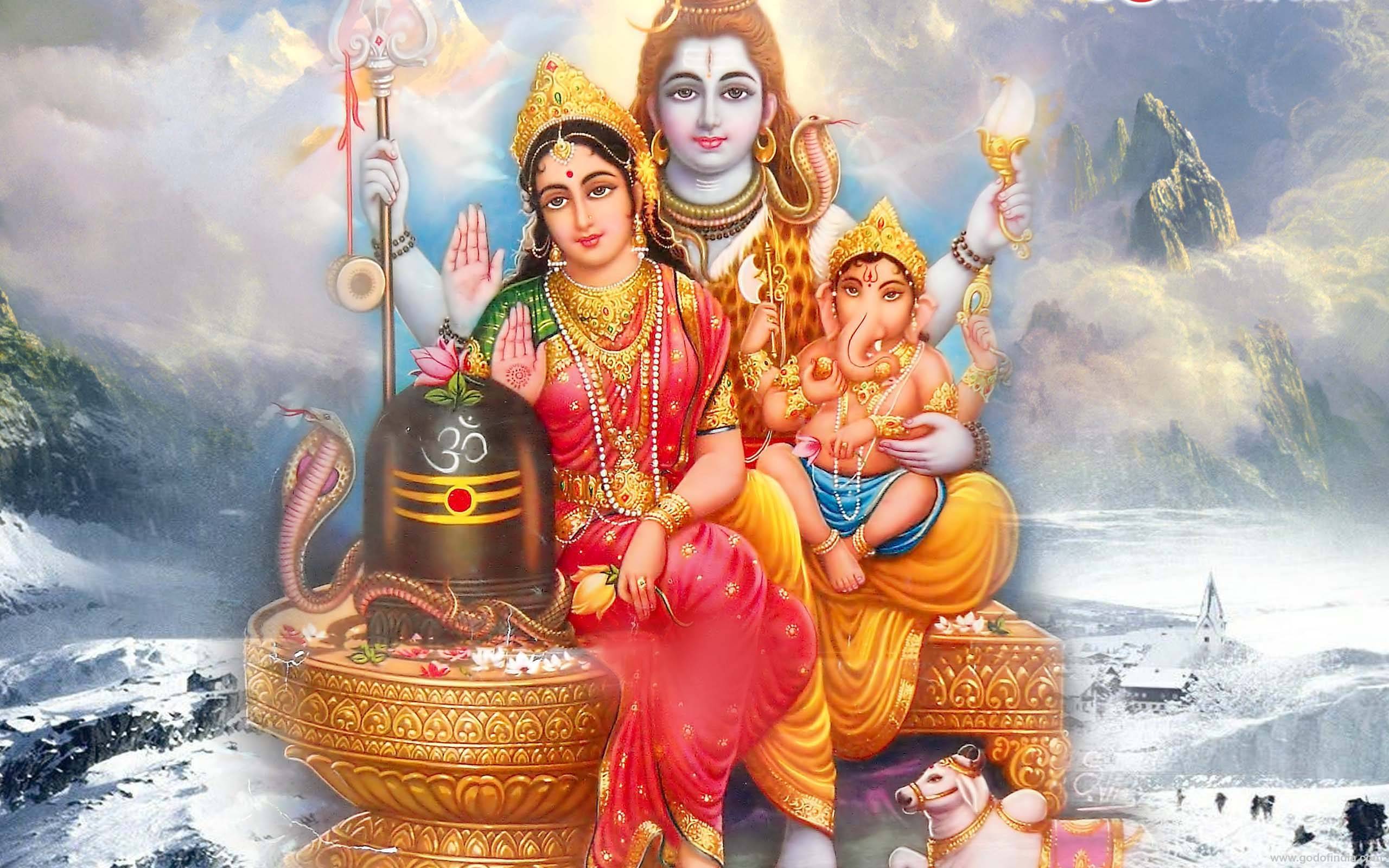 Shiv Parvati God iPhone Wallpaper  Wallpapers Download 2023