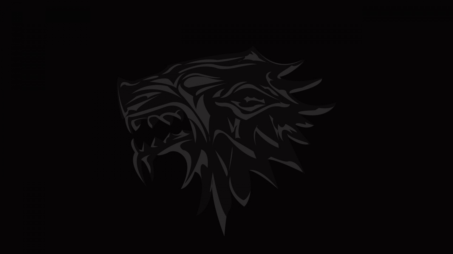 Download Wallpaper 1920x1080 House of stark Game of thrones Logo