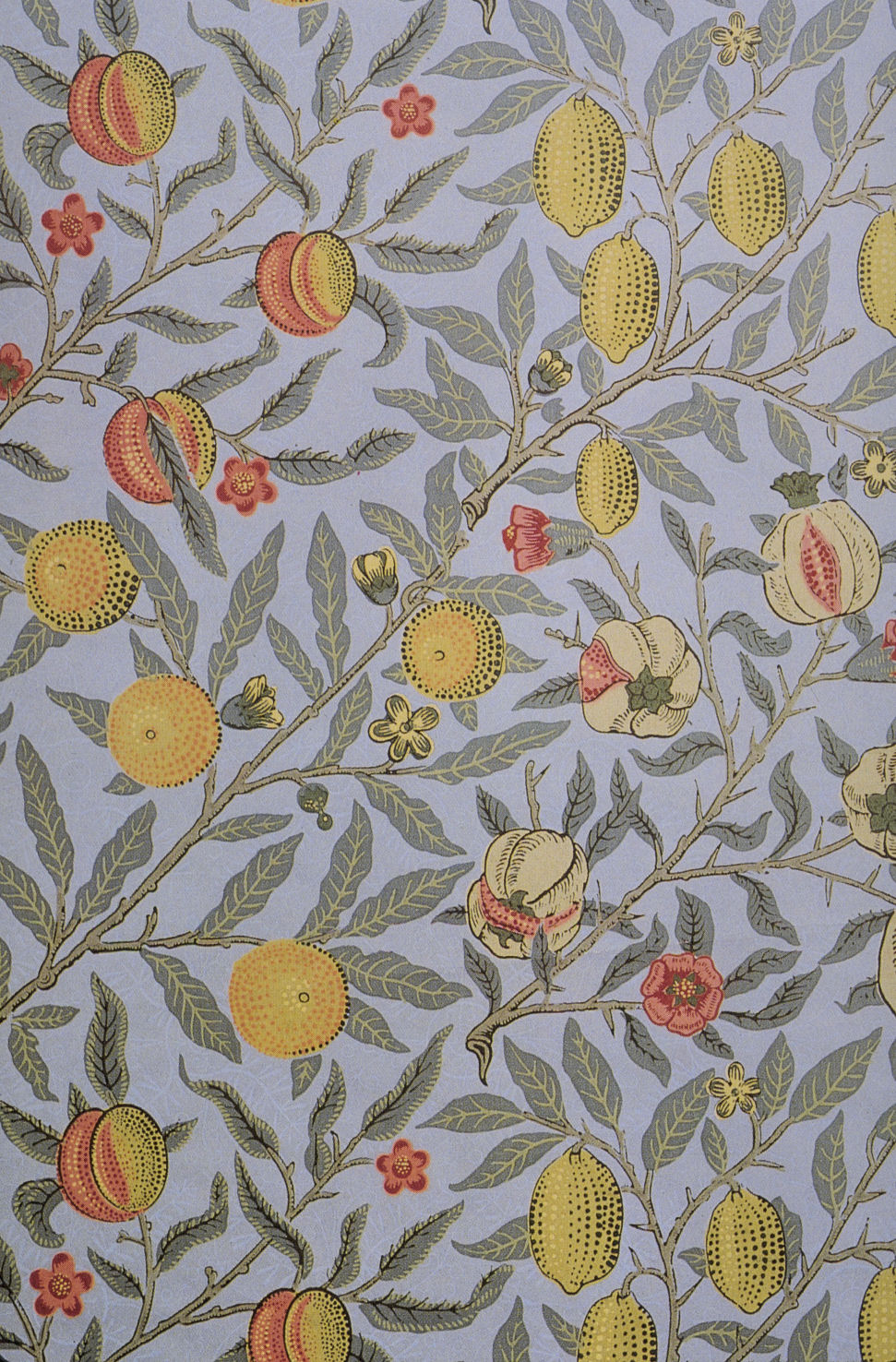 Fruit Or Pomegranate Wallpaper Designed By William Morris