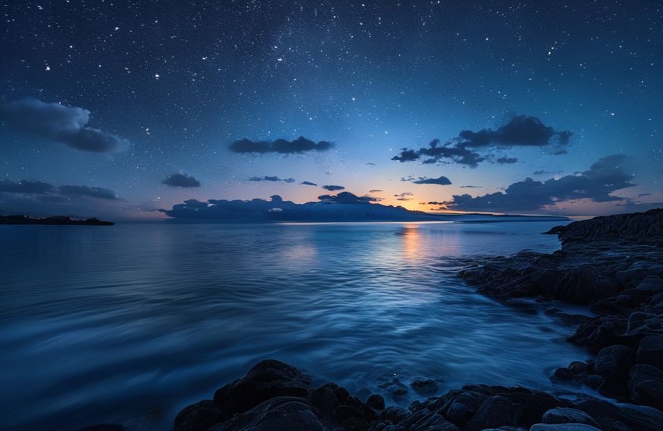 Night Ocean Wallpaper