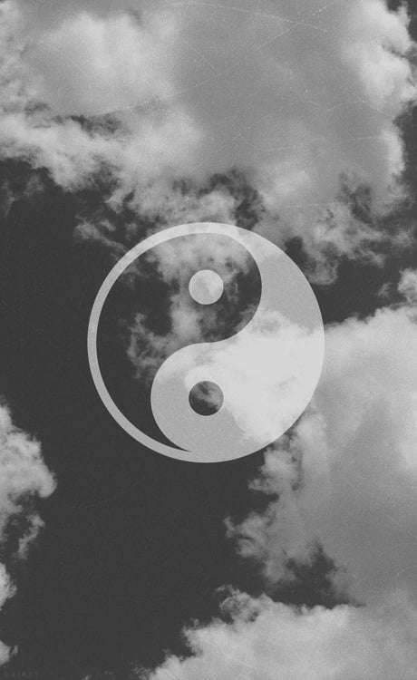 yin yang background