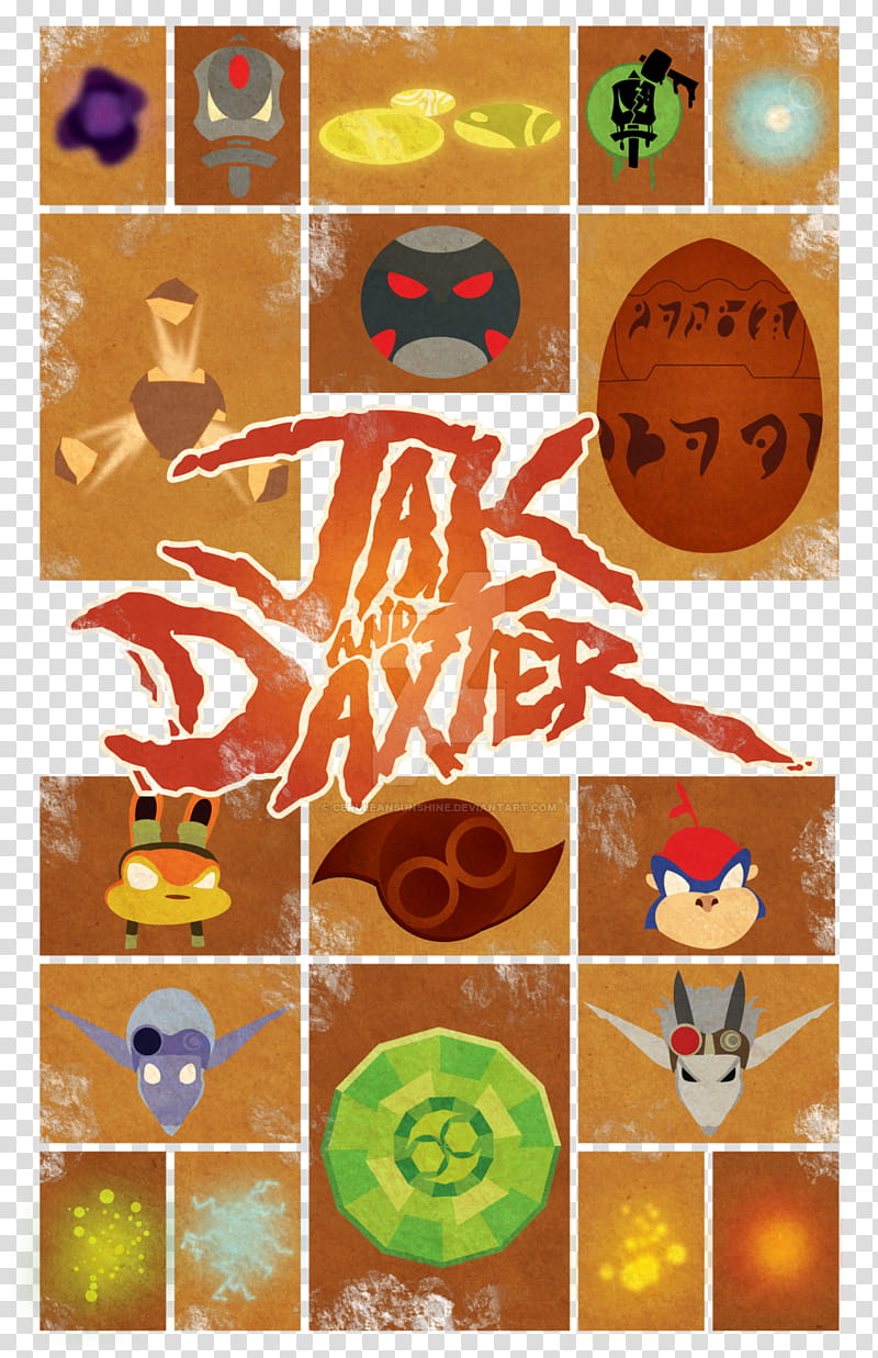 Graphic Daxter Jak Artist Fan Art And Grid Text