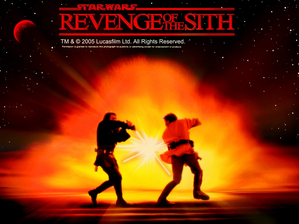 III   Anakin vs Obi Wan   Star Wars Revenge of the Sith Wallpaper
