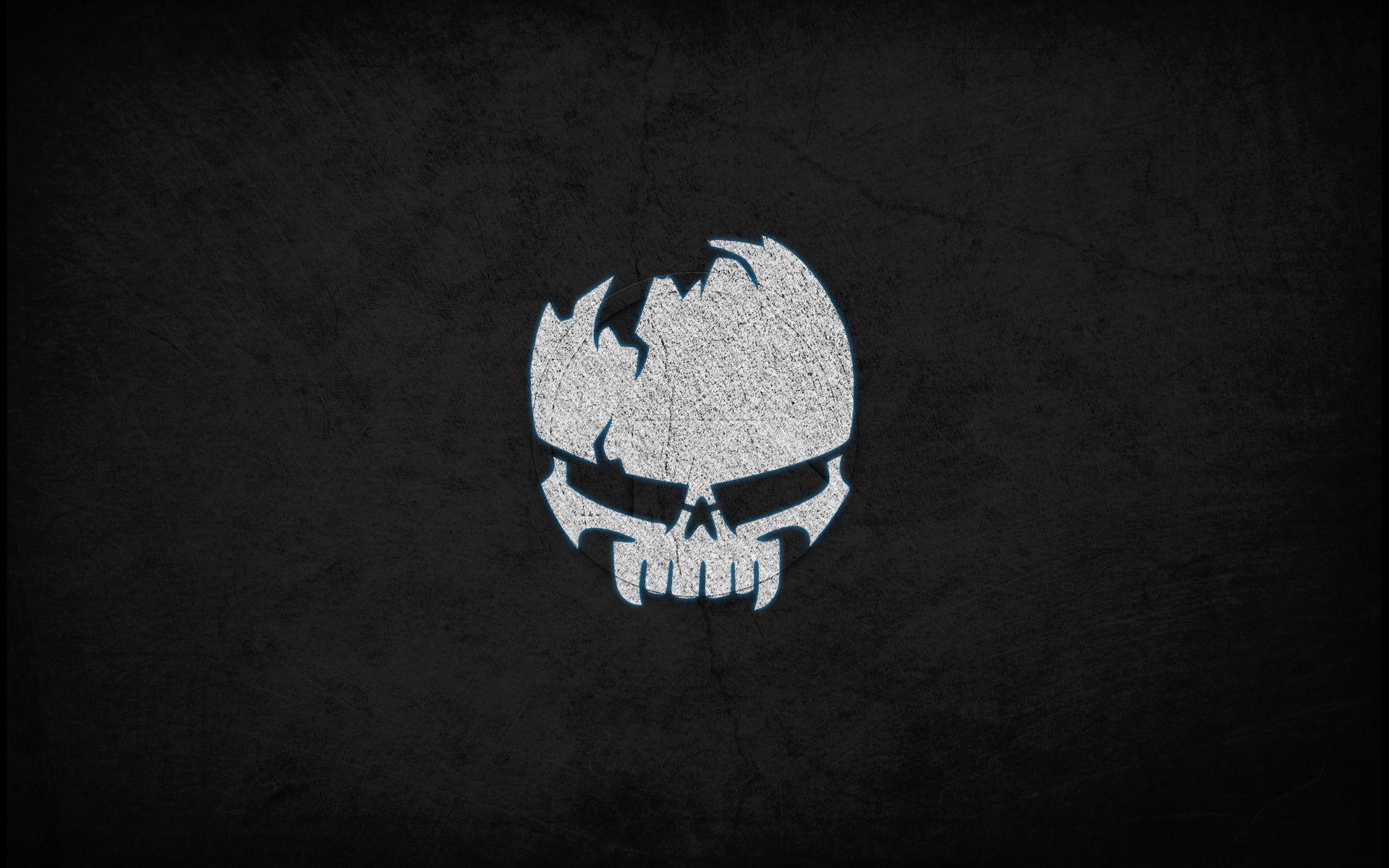 Skull Logo Wallpaper Top Background