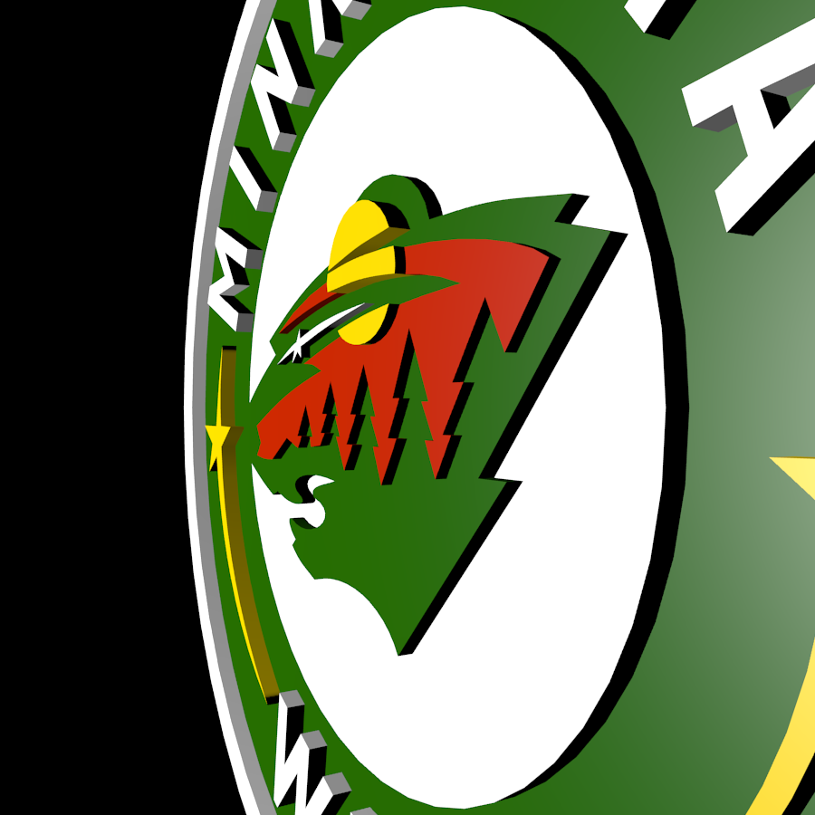 Minnesota Wild Logo Detail By Jardthebard