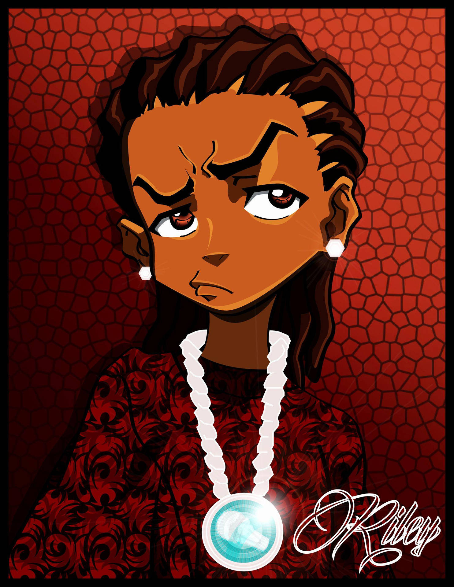 Artist Rendition Of Huey Man Wallpaper