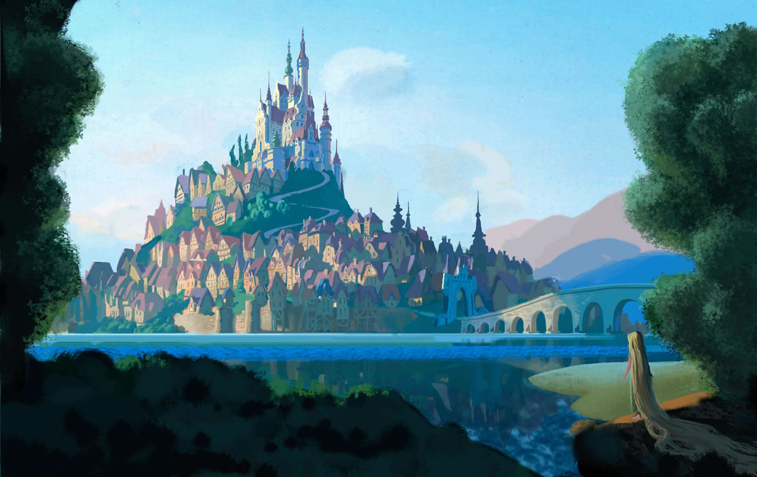 Concept Art From Disney S Animated Movie Tangled Wallpaper Picture