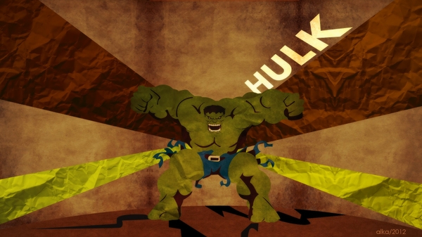 Hulk Ic Character Retro Superheroes Artwork Marvel Ics Wallpaper