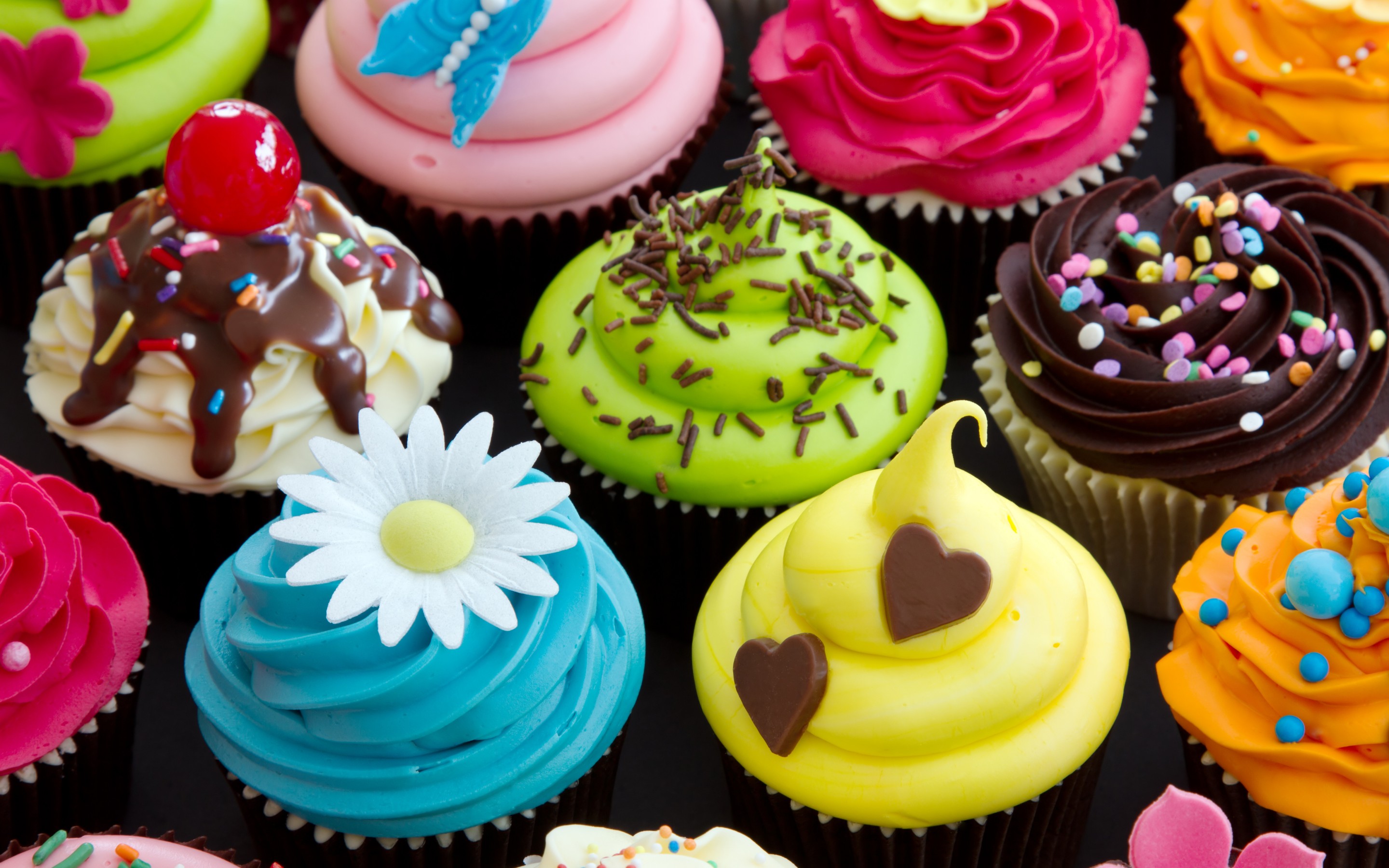 Gallery For gt Colorful Cupcake Wallpaper