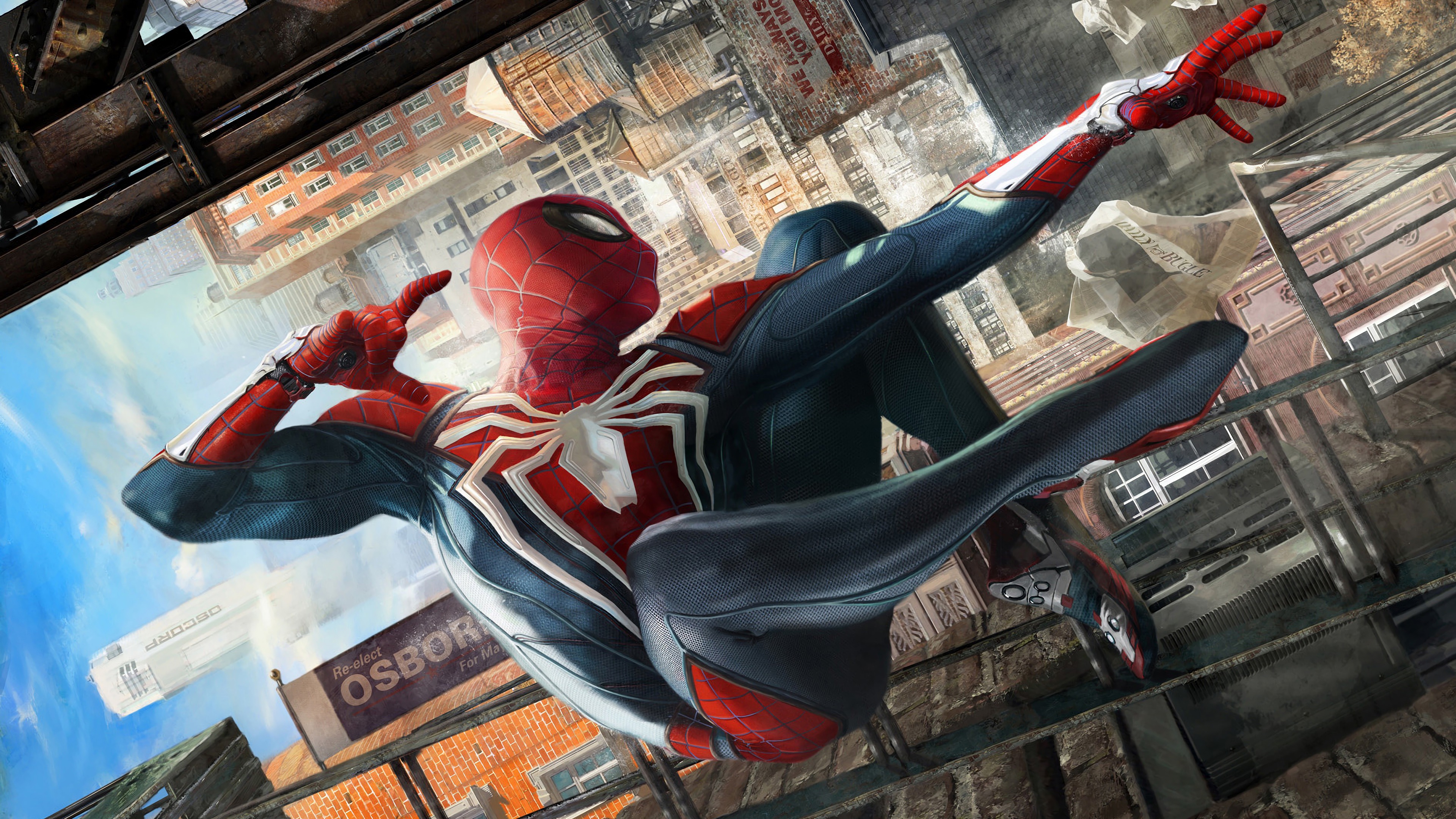 Spider Man Ps4 4k Ultra HD Wallpaper Background Image
