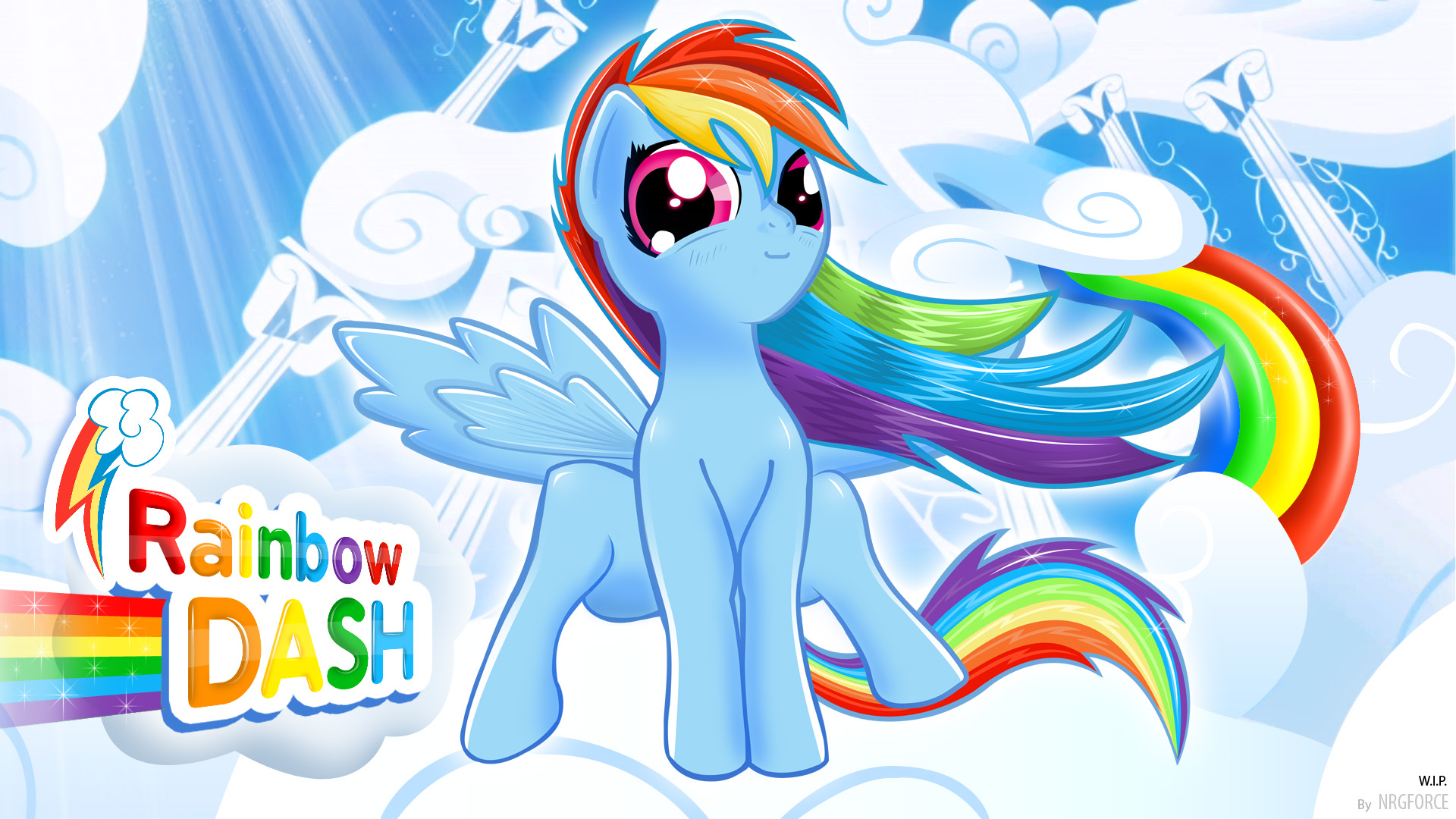 Cute Pictures Wallpaper Background 20wallpaper 20rainbow Dash