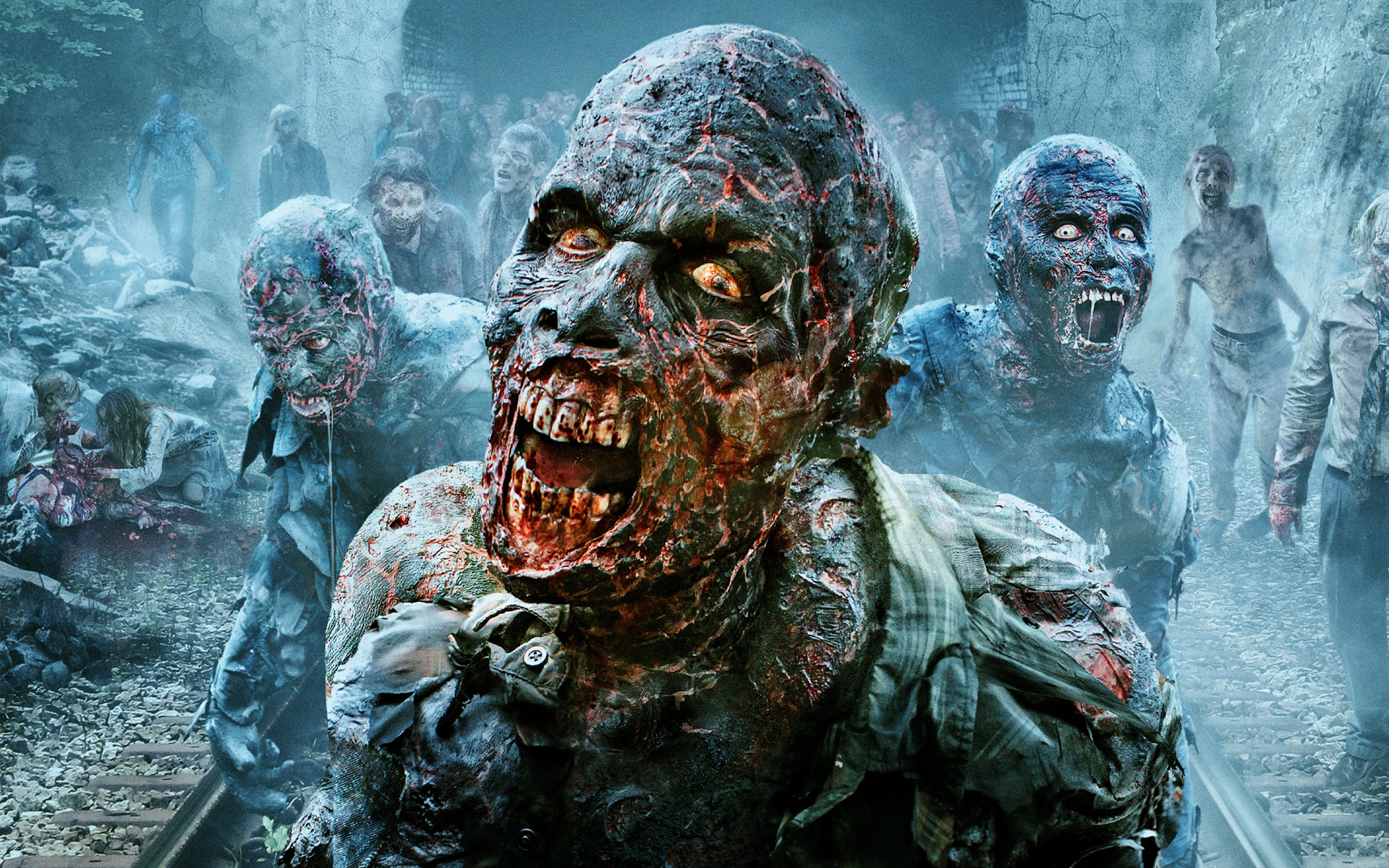 The Walking Dead Zombies Scary Wallpaper Desktop Background Best