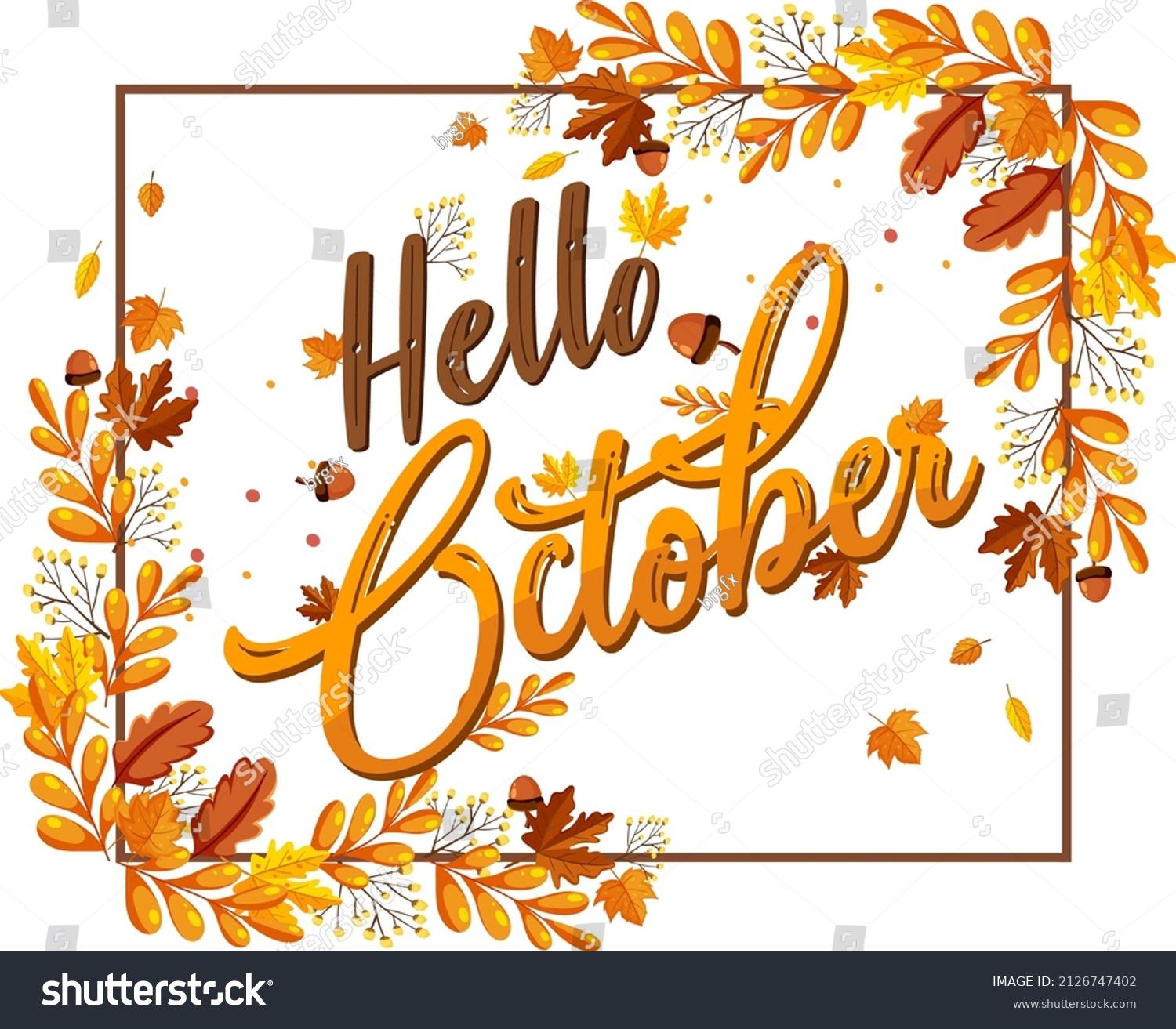1537 Hello October Images Images Stock Photos Vectors
