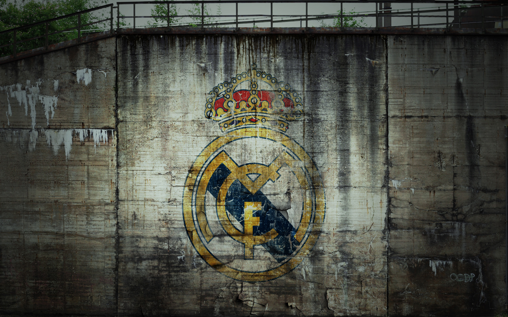 Wallpaper Escudo Real Madrid Graffiti HD Fondos De