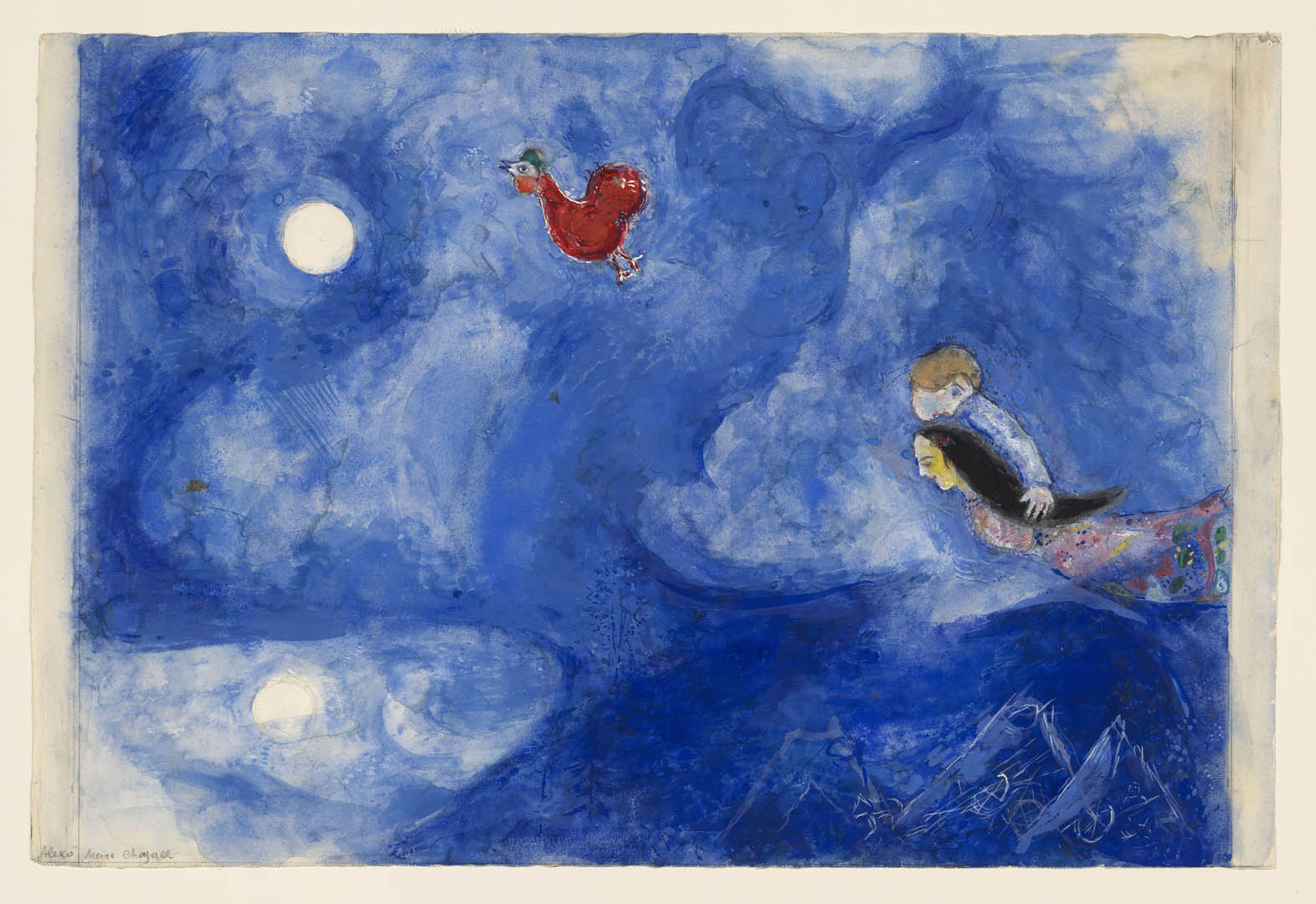 Decor For Aleko A Expressionist Marc Chagall Art Wallpaper Picture
