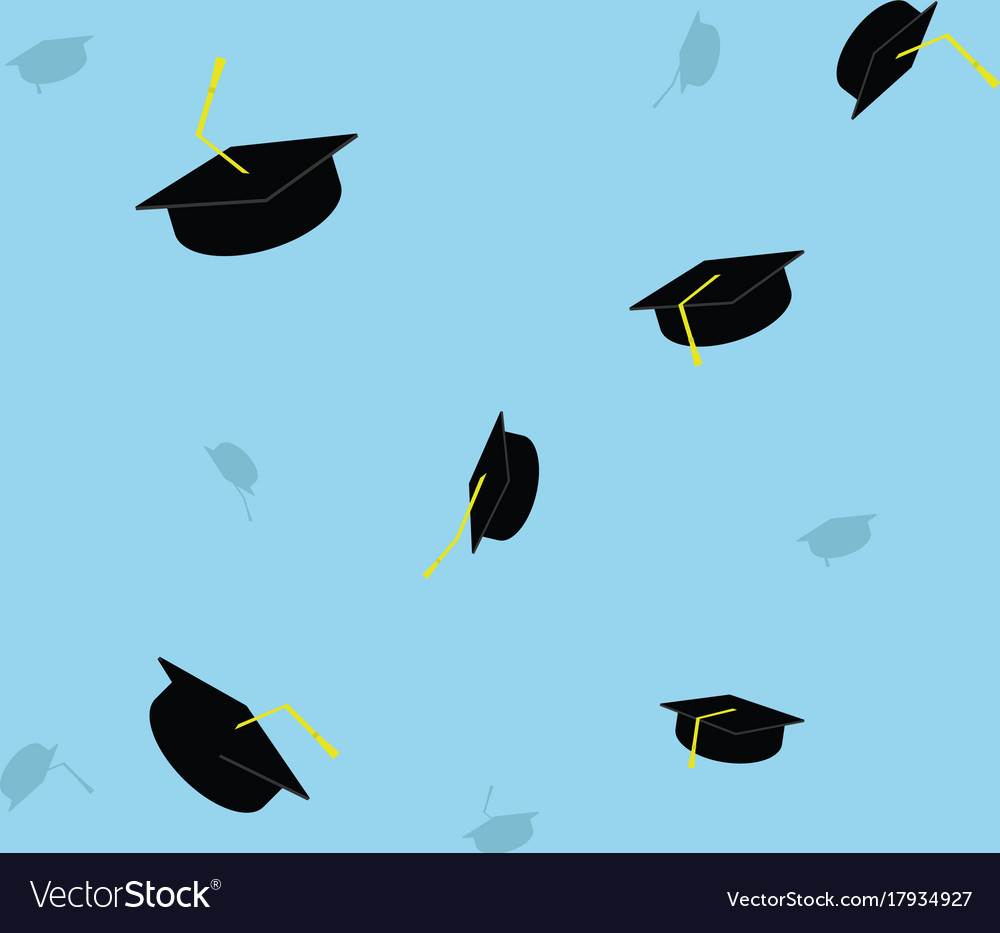 Download Free download Graduation cap throwing background finish ...