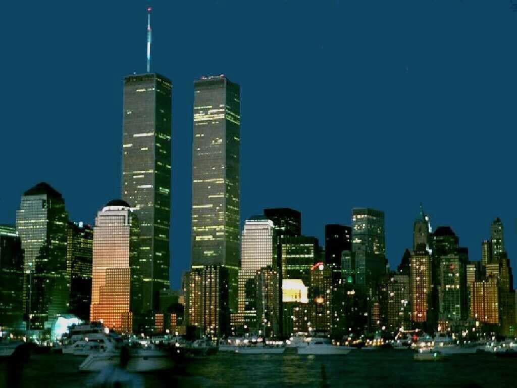 New York Twin Towers Wallpaper