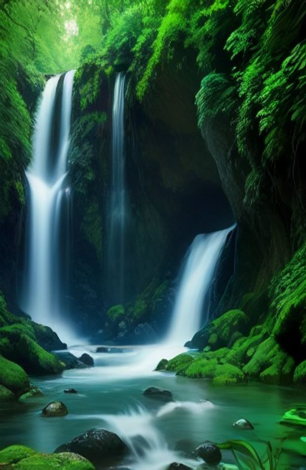 Waterfall Wallpaper With Sound