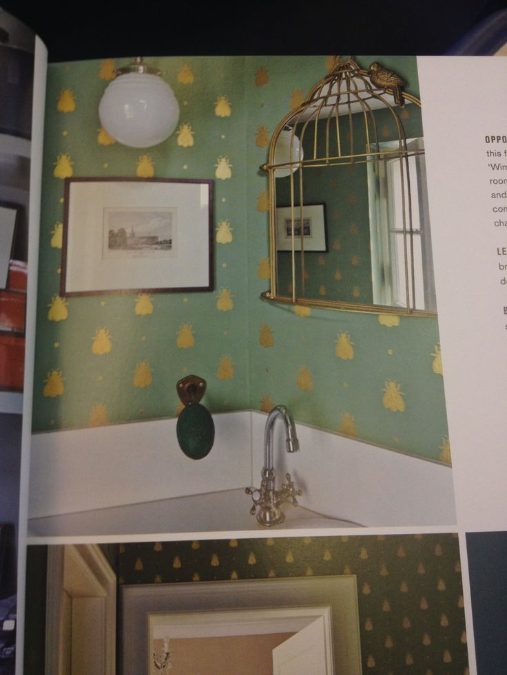 Bumble Bee Wallpaper From The Farrow Ball Book