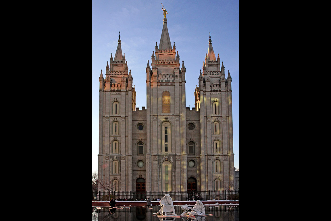 Salt Lake LDS Mormon Temple Photograph Download 187