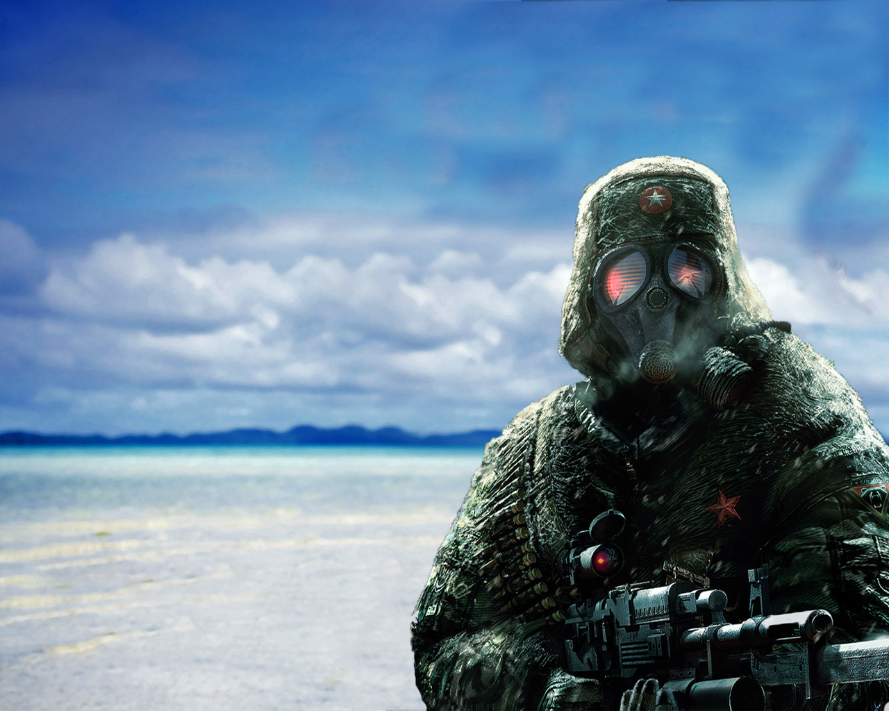 End War Beach Warrior Russian Army Soldier wallpapers at GetHDPiccom