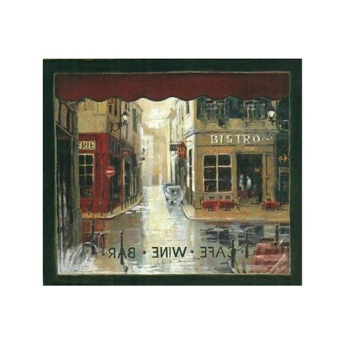 French Bistro Murals Cafe Window Wallpaper Mural Home