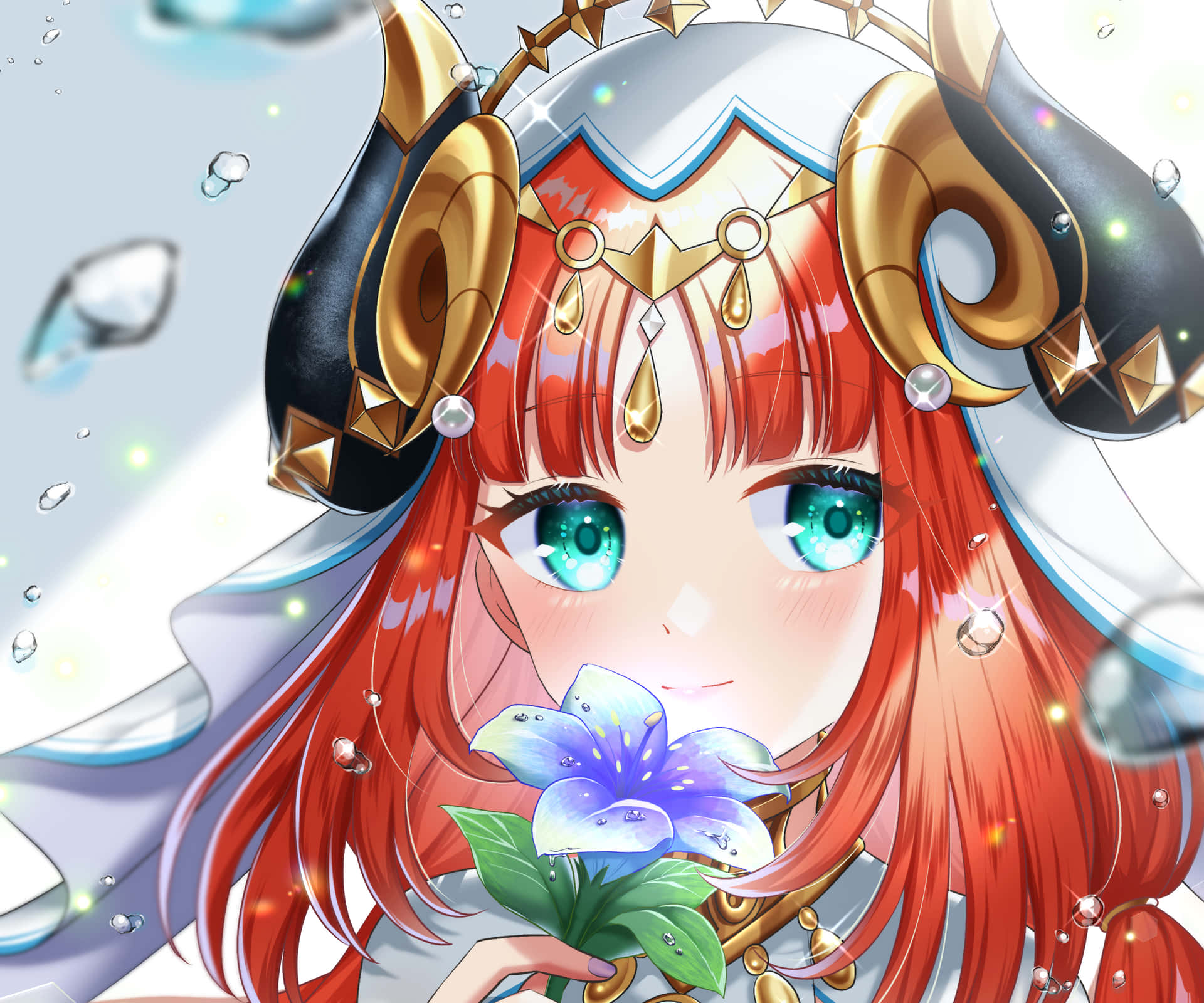 Ladda Ner Niloublomma Genshin Pfp Wallpaper
