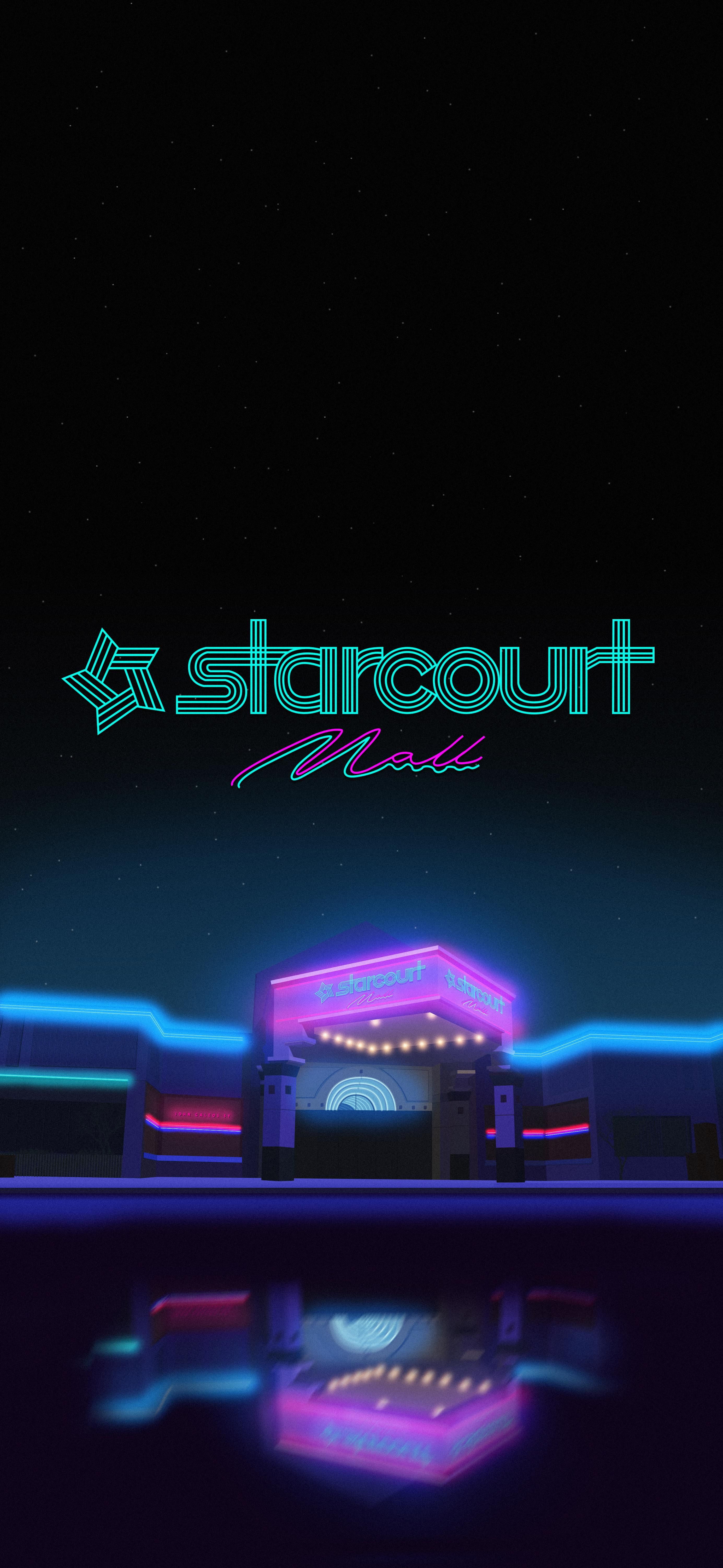 I Made A Wallpaper Featuring Starcourt Mall Not Much Experience