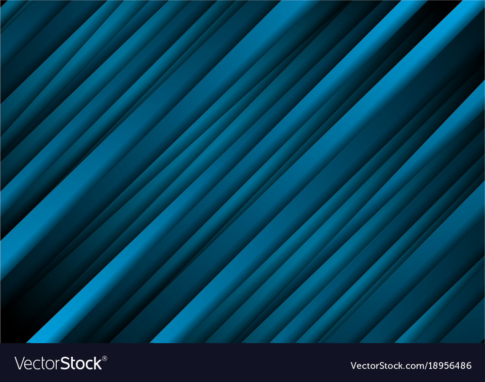 Dark Blue Abstract Diagonal Stripes Background Vector Image