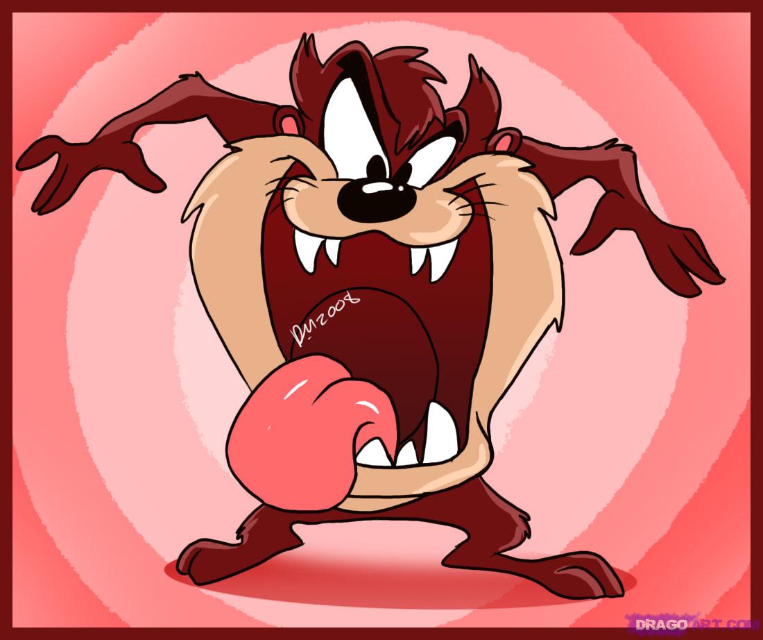Tasmanian Devil Cartoon Pictures How To Draw Taz The